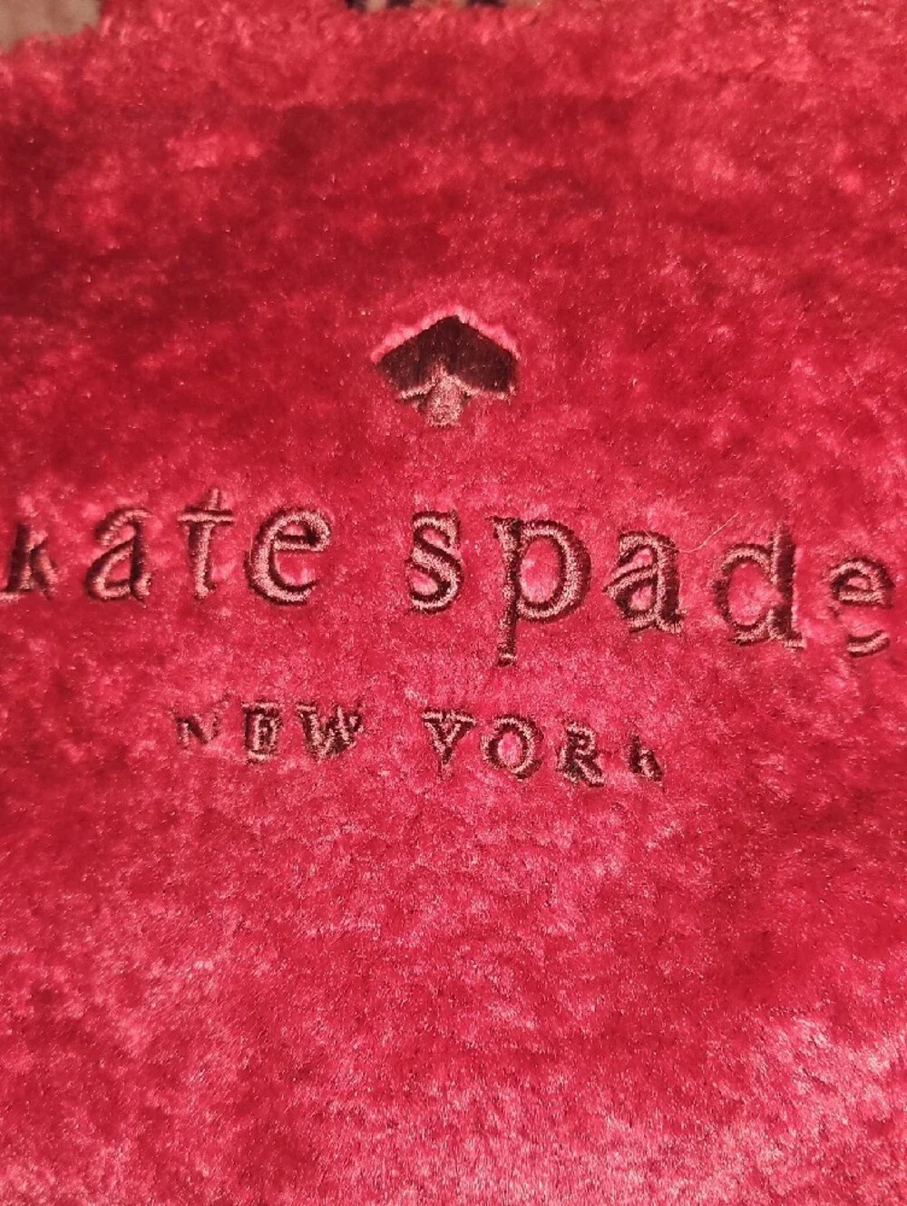 kate spade Pink Plush Teddy Tote